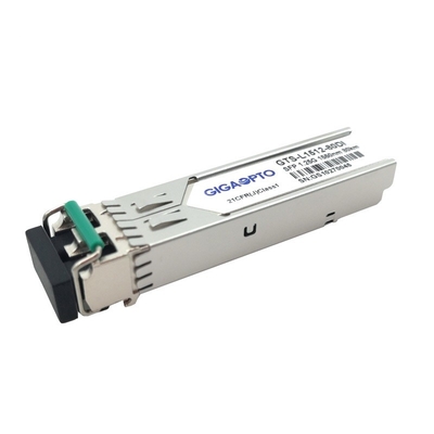 1000BASE-ZX 1.25G SFP 1550nm 80km Endüstriyel Dubleks LC SMF DOM Alıcı-Verici Modülü
