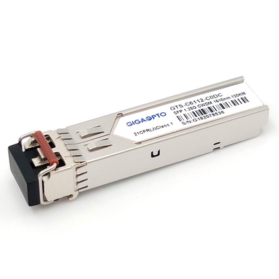 Dubleks SFP Alıcı-Verici Modülü 1.25G 1000BASE CWDM 1270 1610nm 120km LC SMF DOM