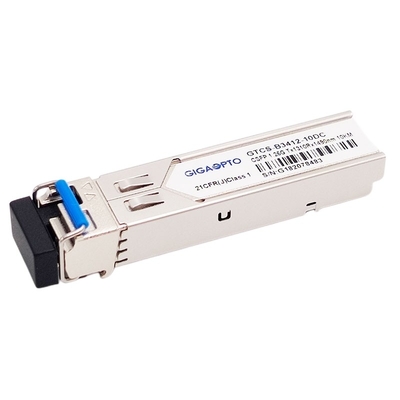 2 Kanal BiDi CSFP 1000BASE BX SFP Optik Alıcı-Verici Modülü LC SMF