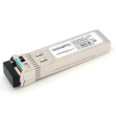 SFP28 Çift Yönlü Optik Alıcı-Verici Modülü 10km LC DOM 1270nm-TX/1330nm-RX