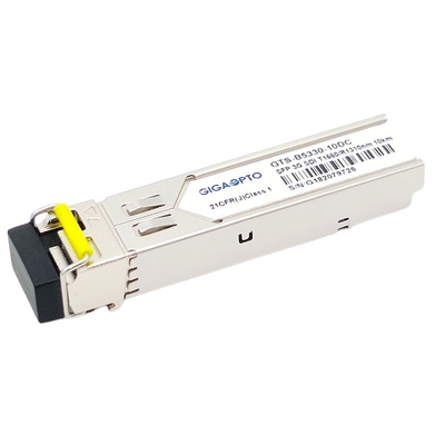 3Gb/S Tek Modlu BiDi SFP Modülü TX1550nm RX1310nm 10km Video Patolojik Modeller Alıcı-Verici Modülü DDM MSA