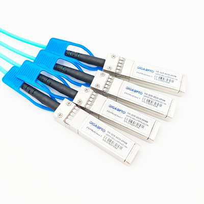 Paralel Koparma Aktif Optik Kablo 100G QSFP28 - 4x25G SFP28 Fan Çıkışı AOC