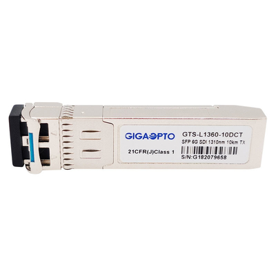6G SDI SMPTE SFP 1310nm 10km SMF LC Tek Verici Modülleri MSA