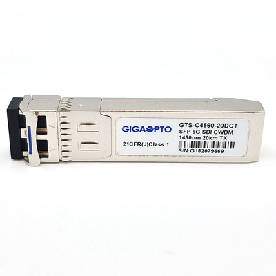 6G SDI Tek Verici Modülü 1270nm-1450nm CWDM 20km LC DOM MSA
