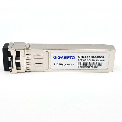 6G SDI SMPTE SFP PIN 10km SMF LC Tek Alıcı Modülleri MSA