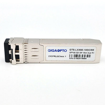 6G SDI SMPTE SFP PIN 10km SMF Dubleks LC Çift Alıcı Modüller MSA Olmayan