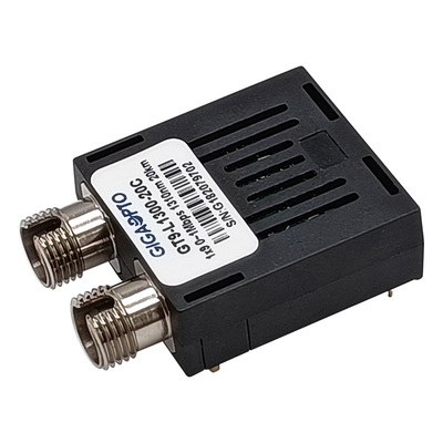 0~1Mbps 1x9 Optik Alıcı-Verici 1310nm SMF 20km Alıcı-Verici Modülü TTL LVTTL Dubleks SC FC ST