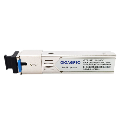 1.25G ONU EPON SFP Modülü PX20 TX1310nm/RX1490nm 20km SC SFP UPC