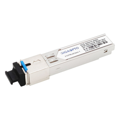 ONU ONT Sınıf B+ GPON SFP Alıcı-Verici TX1.244G/RX2.488G 1310nm TX 1490nm RX SC UPC 20km DDM