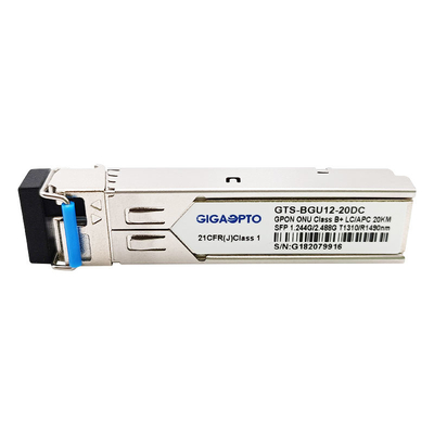 ONU Sınıf B+ GPON SFP Alıcı-Verici Modülü SMF Tx1310nm Rx1490nm LC APC