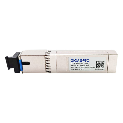 9.953Gbps XGS PON ONU GPON SFP Alıcı-Verici 1270nm 1577nm SMF SC UPC 20km DOM