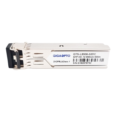 622Mbps SFP OC-12/STM-4 SR-0 850nm 500m Alıcı-Verici Modülü MMF DOM Duplex LC
