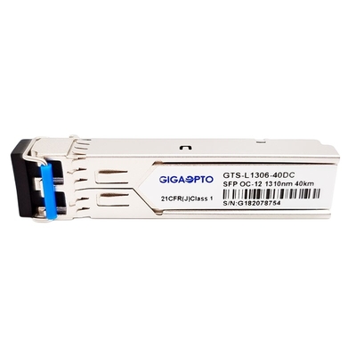 622Mbps OC-12/STM-4 LR-1 SFP 1310nm 40km SDH/SONET Alıcı-Verici Modülü LC SMF DOM