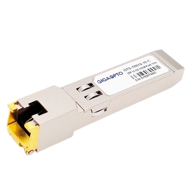 Bakır SFP 10/100/1000BASE-T 100m SGMII Cat 6/6a RJ-45 Optik Alıcı-Verici Modülü
