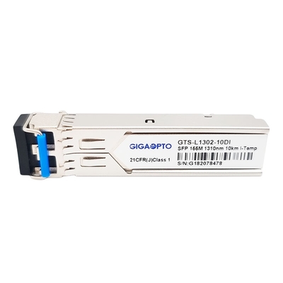 155Mbps 1310nm 10km 100BASE LX SFP Optik Alıcı-Verici Endüstriyel SMF Dubleks LC DOM