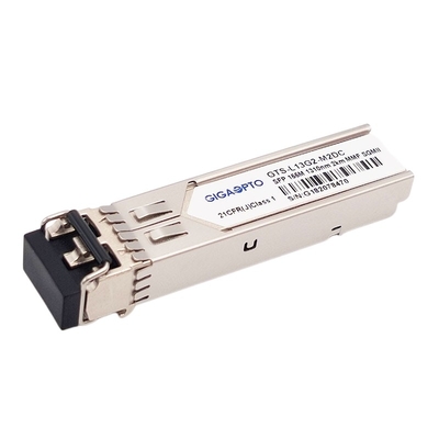 100BASE FX SGMII SFP Alıcı-Verici 1310nm MMF 2km LC DOM Modülü, Gigabit Ethernet SFP Bağlantı Noktaları İçin