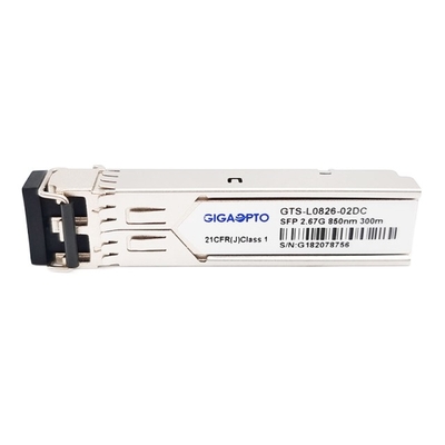 2G SFP 850nm MMF 300m Fiber Kanal Modülü Alıcı-Verici Modülü DOM Duplex LC