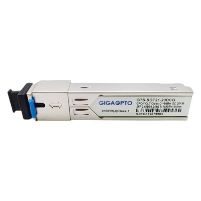 GPON OLT Sınıf C+++ D 9dBm GPON SFP Alıcı-Verici Modülleri DOM