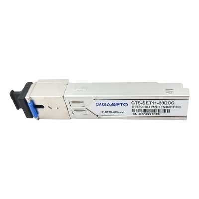 DDM SC SFP Alıcı-Verici Modülü EPON OLT PX20++ 1.25G PX30 TX1490nm RX1310nm 20km