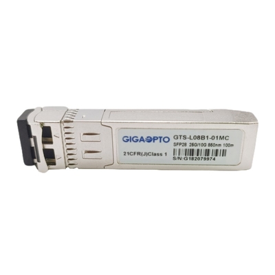 Çift Hız 10G 25GBASE-SR SFP28 Optik Alıcı-Verici MMF 850nm 100m Optik Alıcı-Verici Modülü LC DOM