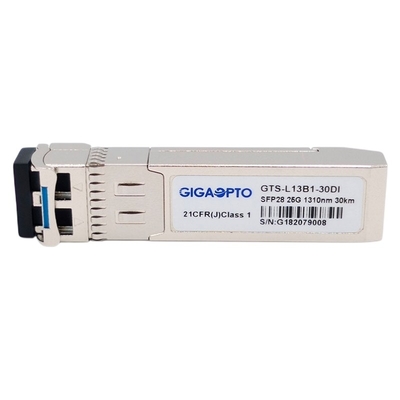 Endüstriyel SFP28 Optik Alıcı-Verici 1310nm 30km 25GBASE ER Lite SMF Optik Alıcı-Verici Modülü DOM