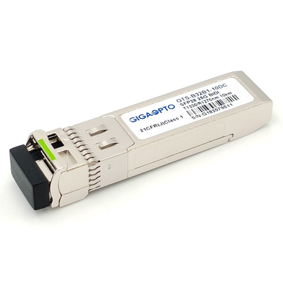 SFP28 25GBASE Çift Yönlü SFP Modülü 1330nm TX 1270nm RX 10km Simplex LC SMF DOM