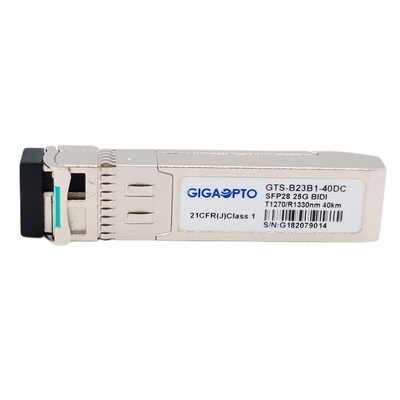 SFP28 25G Optik Alıcı-Verici 1270nm-TX 1330nm-RX 40km 25GBASE-BX40-U SMF LC DOM