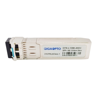 SFP+ 10G ELR Tek Modlu Fiber SMF 20km Optik Alıcı-Verici Modülü 1310nm LC DDM