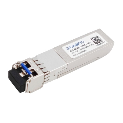 100BASE Çift BIDI CSFP Fiber Optik Alıcı-Verici TX1310nm RX1490nm LC 20km DOM