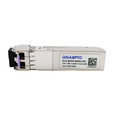 2 Fiber 100BASE BIDI CSFP Fiber Alıcı-Verici TX1490nm RX1310nm LC 20km DOM