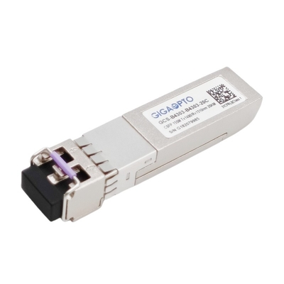 2 Fiber 100BASE BIDI CSFP Fiber Alıcı-Verici TX1490nm RX1310nm LC 20km DOM