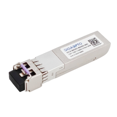 2x 155Mbps 1310nm 1490nm Kompakt SFP BIDI Alıcı-Verici LC 40km DOM