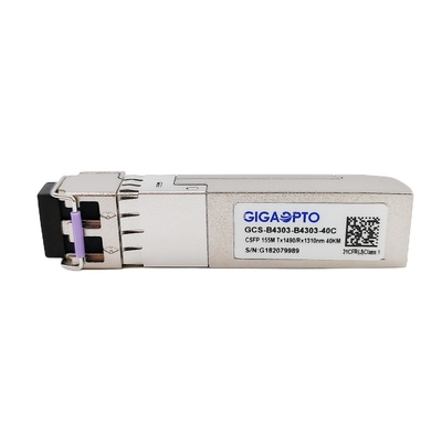 2x 155Mbps 1310nm 1490nm Kompakt SFP BIDI Alıcı-Verici LC 40km DOM