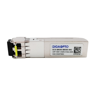 100BASE BX CSFP Çift BIDI 40km TX1550nm RX1310nm SM Alıcı-Verici LC DOM