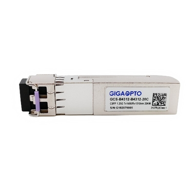 1000Base 2 Kanal BIDI CSFP Kompakt SFP Alıcı-Verici Modülü TX1490nm/RX1310nm 20km
