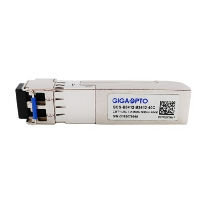 1.244G Çift Kanallı BIDI CSFP Alıcı-Verici Modülü TX1310nm RX1490nm SMF 40km
