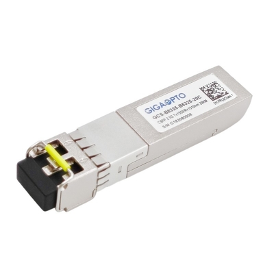 2.5Gbps Kompakt SFP Çift BIDI Alıcı-Verici Tx 1310nm Rx 1550nm LC 20km DOM