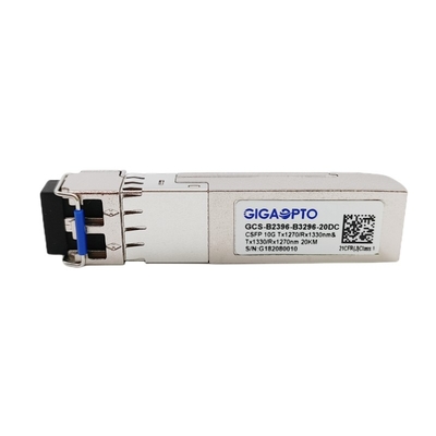 10G Kompakt SFP+ Çift BIDI Alıcı-Verici 20km LC DOM