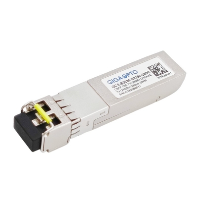 10G Kompakt SFP+ Çift BIDI Alıcı-Verici 20km LC DOM