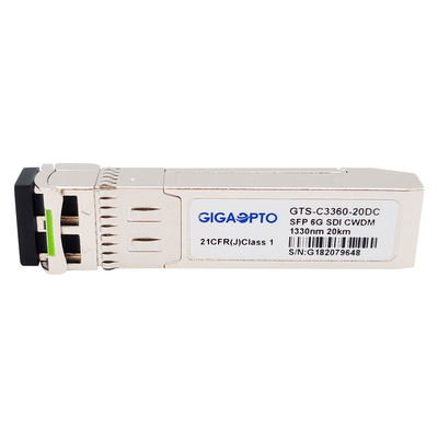6Gbps CWDM 1270nm - SD/HD/3G/6G/SDI için 1450nm Video Alıcı-Verici Modülü