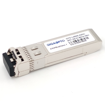 SFP+ 10G FC 850nm MMF Fiber Kanal Modülü 300m LC DOM