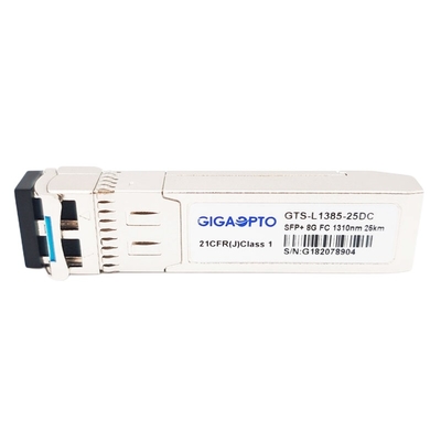 SFP+ 8G FC Fiber Kanal Alıcı-Verici Modülü SMF 1310nm 25km LC DOM
