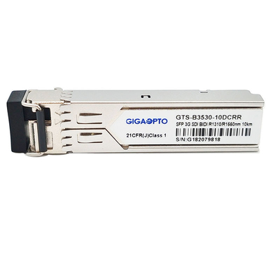 3G-SDI SFP Çift Yönlü Çift Alıcılar 1310nm/1550nm 10km Video Patolojik Modeller Modülü MSA Olmayan