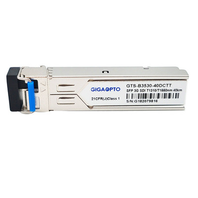 3G-SDI 1-Fiber BiDi Çift Optik Vericiler 1310nm/1550nm 10km Video Patolojik Modeller Modülü MSA Olmayan