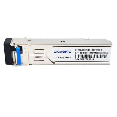 3G-SDI 1-Fiber BiDi Çift Vericiler 1310nm/1550nm 10km Video Patolojik Modeller Modülü MSA Olmayan Pin Çıkışı