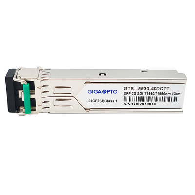 SD-SDI/HD-SDI/3G-SDI Çift Vericiler 1550nm 40km Çift Fiber Modül MSA Olmayan Pin Çıkışı