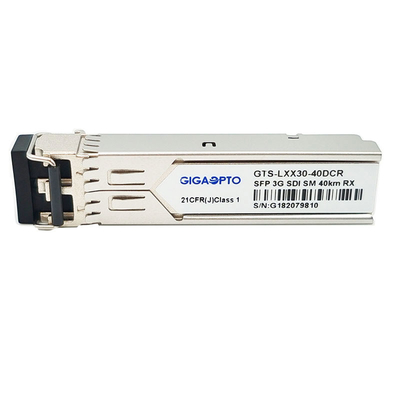 SD/HD/3G-SDI MSA Pinout için 3G Dijital Video Tek Alıcı Modülü 1310nm 40km