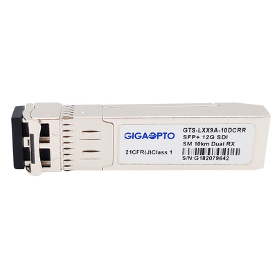 12G-SDI SFP+ Çift Alıcı Modülü 10km LC DOM MSA Olmayan Pin Çıkışı