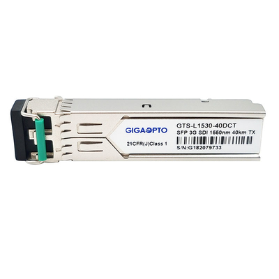 SD HD 3G SDI için MSA 3Gbps Video SFP Verici 1550nm 40km
