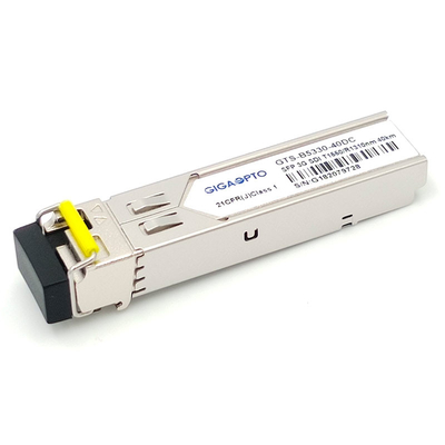 3Gbps MSA SMPTE SFP BiDi TX1550nm RX1310nm 40km SD/HD/3G-SDI LC SMF DDM için Verici Alıcı Modülü
